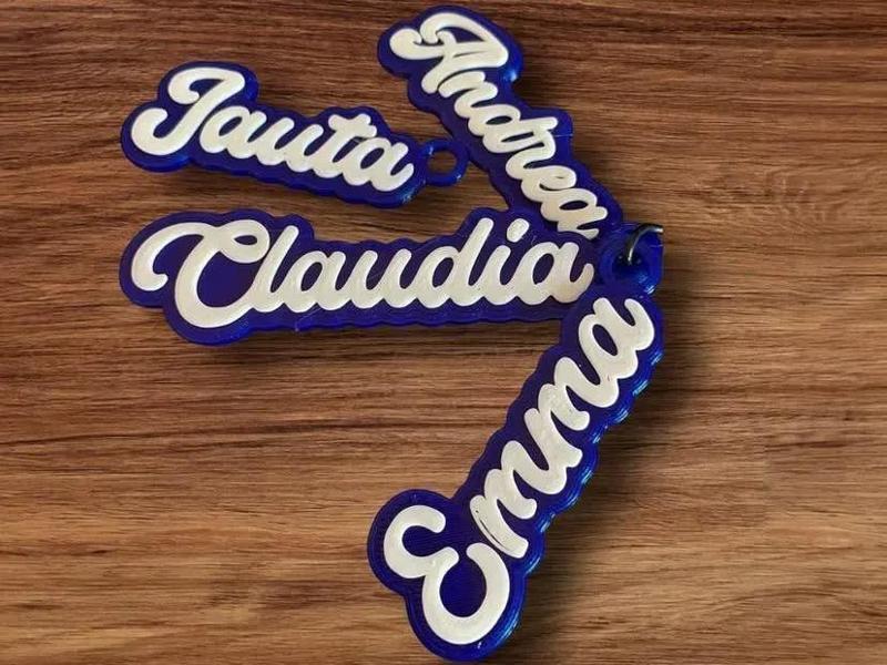 Llavero nombre de Emma   