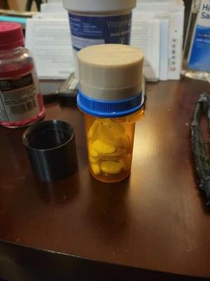 Pill bottle extension