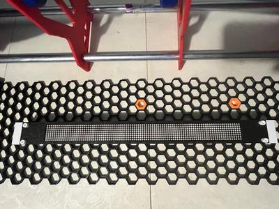 1U Server Rack Panel Mount - Honeycomb Wall System