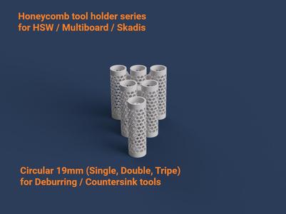 Deburring tool - ID19 - Honeycomb holder series