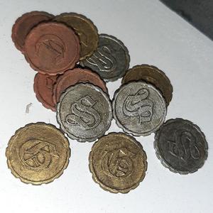 RPG coins (Gold, Silver, Copper)