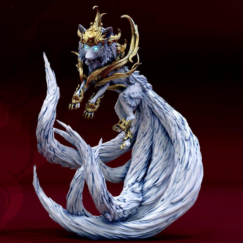 Kitsune (pose 1 of 2) armored