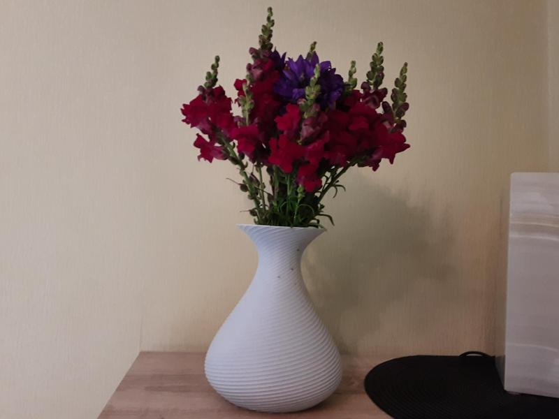Modern Spiral Vase