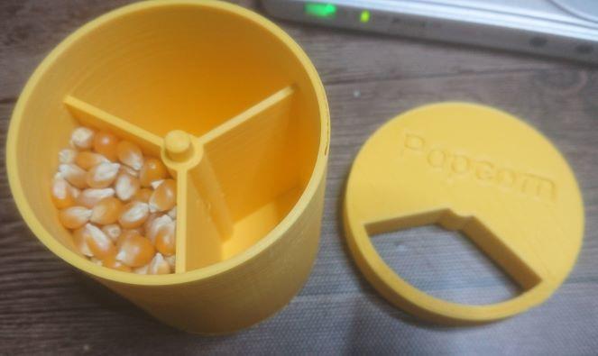 Pop corn seeds divider