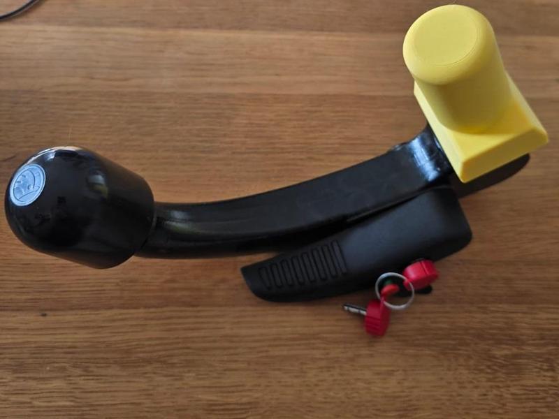 Dust and grease protection for VW, Skoda tow bar