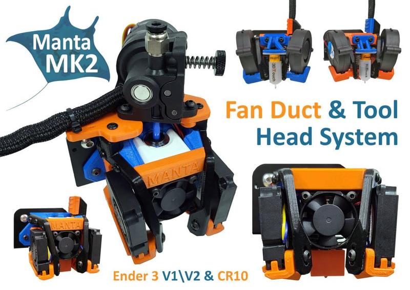 Manta MK2 Duct & Tool Head System