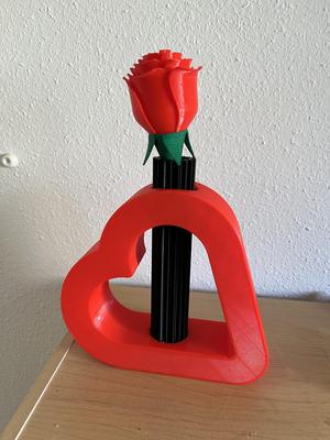 Pink vase