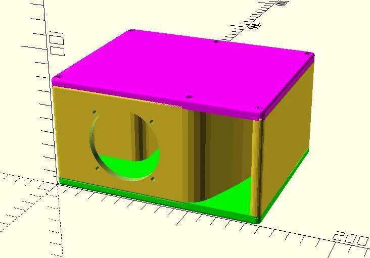Modified Customisable Back Horn Speaker Enclosure   