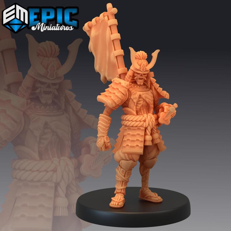 Undead Samurai / Male Warrior Zombie / Japanese Dynasty / Katana Sword Master