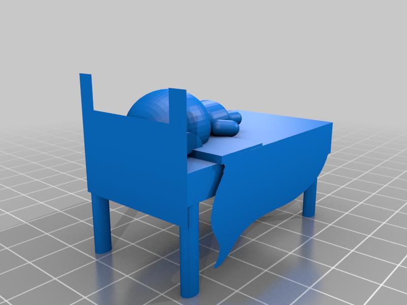 a bed