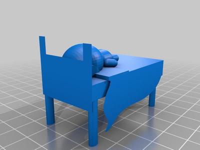 a bed