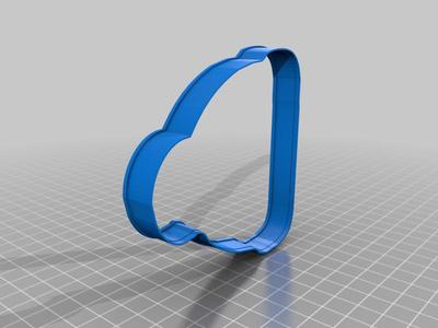 Winter Hat Cookie Cutter (Thinner)