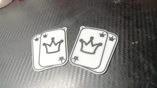 Playing cards joker keychain   