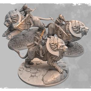 King Aethor and Honour Guard - Lion Riders, The Beastrider Wars