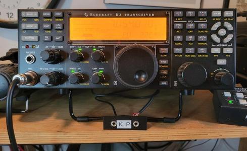 Elecraft K3 front CW jacks