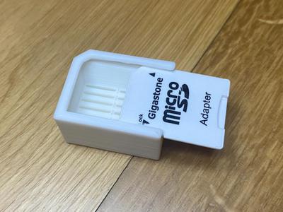Micro sd container