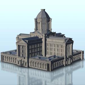 Chicago Federal Building - Flames of war Bolt Action Empire baroque Age of Sigmar Modern Warhammer