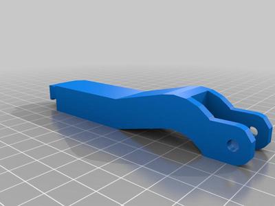 Water hose spray gun lever