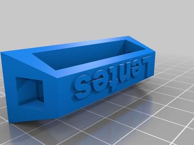 Glasses wall support