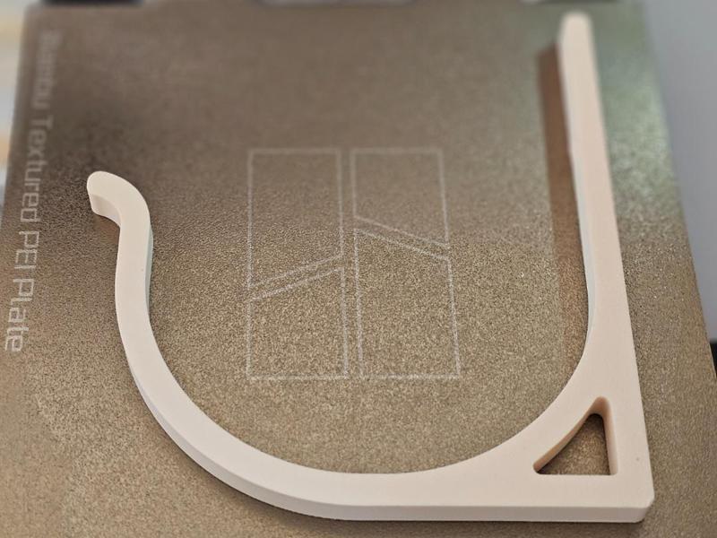 H2D Laser Vent Hose Wall Mount Hook