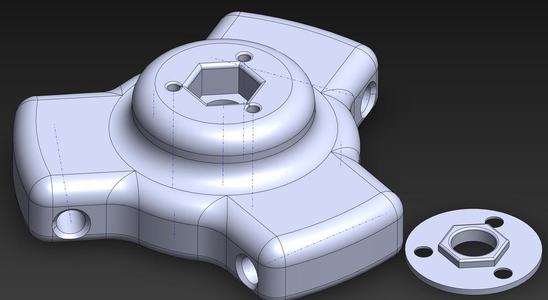 Tripod base for lamp