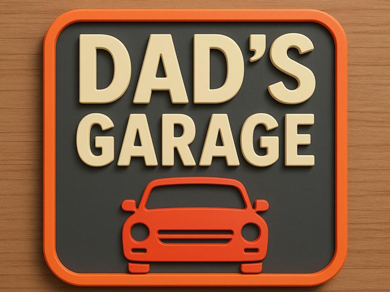Dad’s Garage Shop Sign