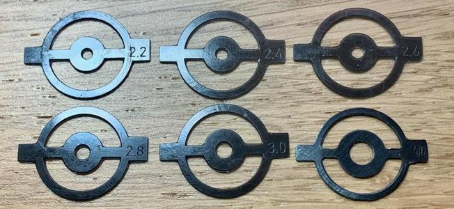 Feinwerkbau 16mm front sight insert