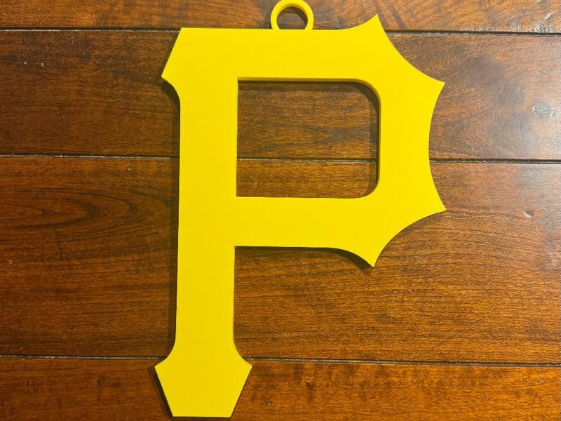Pittsburg Pirates Oversized Necklace Logo