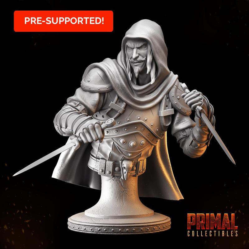 Thief - Balthazar Wade bust - MASTERS OF DUNGEONS QUEST