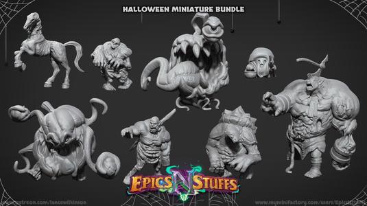 Halloween Miniature Bundle - Pre-Supported