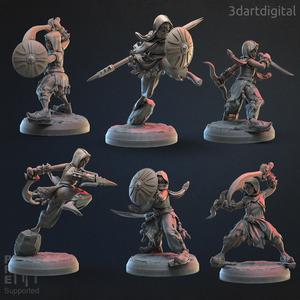Pharsan Cultist Soldiers Female x6