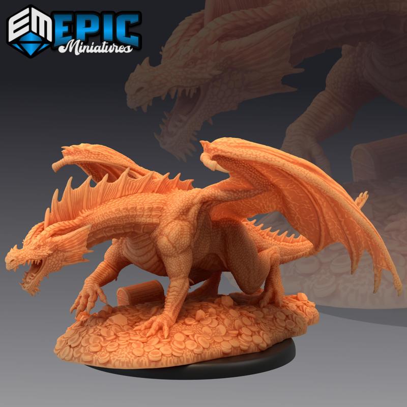 Young Fire Dragon / Classic Mountain Encounter / Red Flame Drake