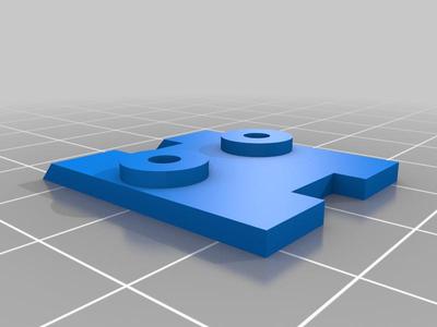 Dante Plotter - Hp45 cartridge back support piece
