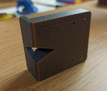 Euro hinge drill template