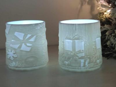 Christmas tealights with presents