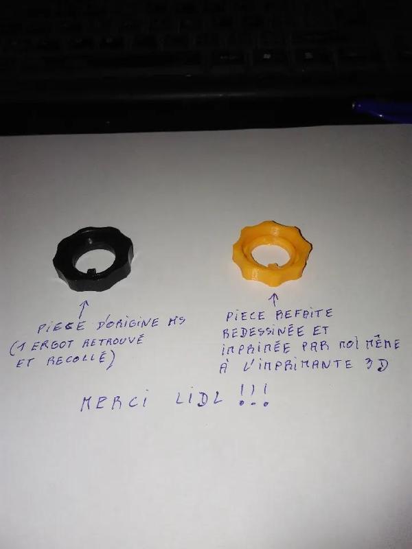 bague fixation bobine pour poste à souder Parkside   