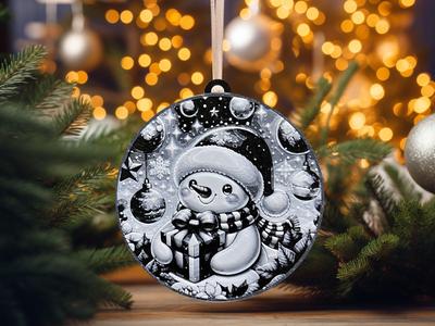 Christmas Snowman Ornament