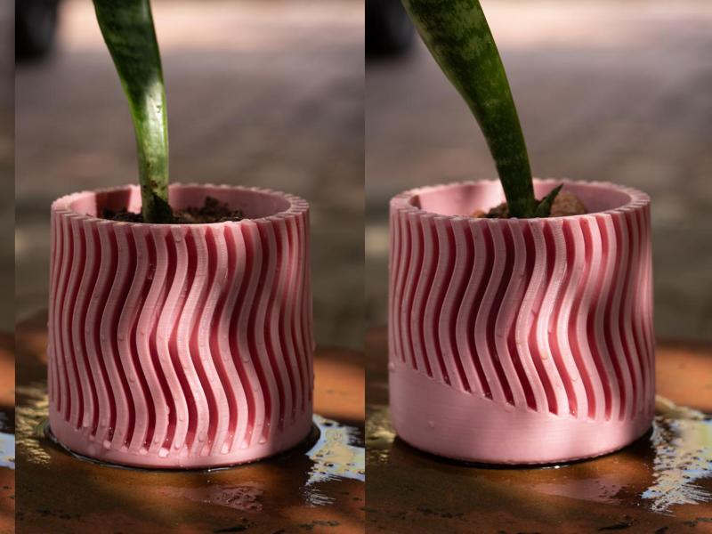 Modern planter | PLANTER STL | plant pot