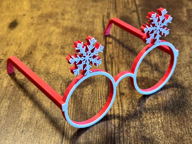 Snowflake Glasses for Kids this Christmas!