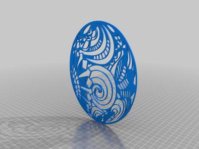 Easter egg wall art