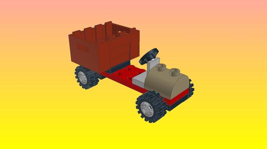 NotLego Lego Archaeologists car Model 5913
