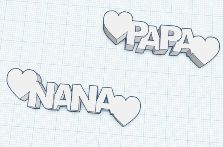 Nana and Papa gift   