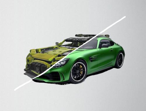 mercedes gt coupe (lego)
