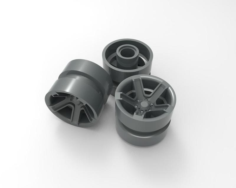 Rim for AUTOS LEGO speed Champions truck (pin axle).