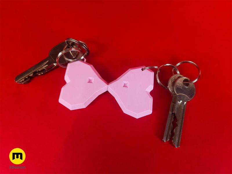 Luvdisc Valentine Magnetic Low Poly Keychain   