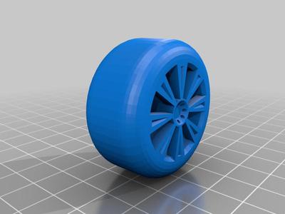 Diseño de rueda para Autos a control