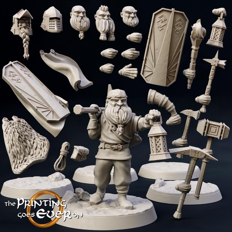 Modular Dwarven Miner - Presupported