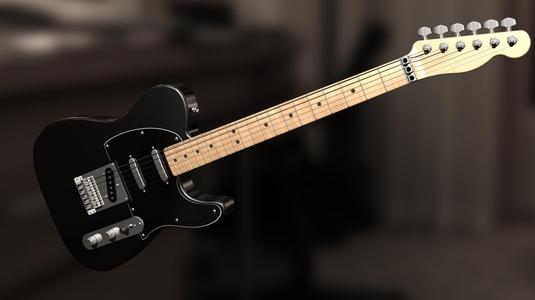 Telecaster body - for custom guitar.stl