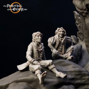 Sitting Halflings - Presupported