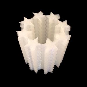 Star pattern flower pot